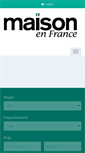 Mobile Screenshot of maisonenfrance.com